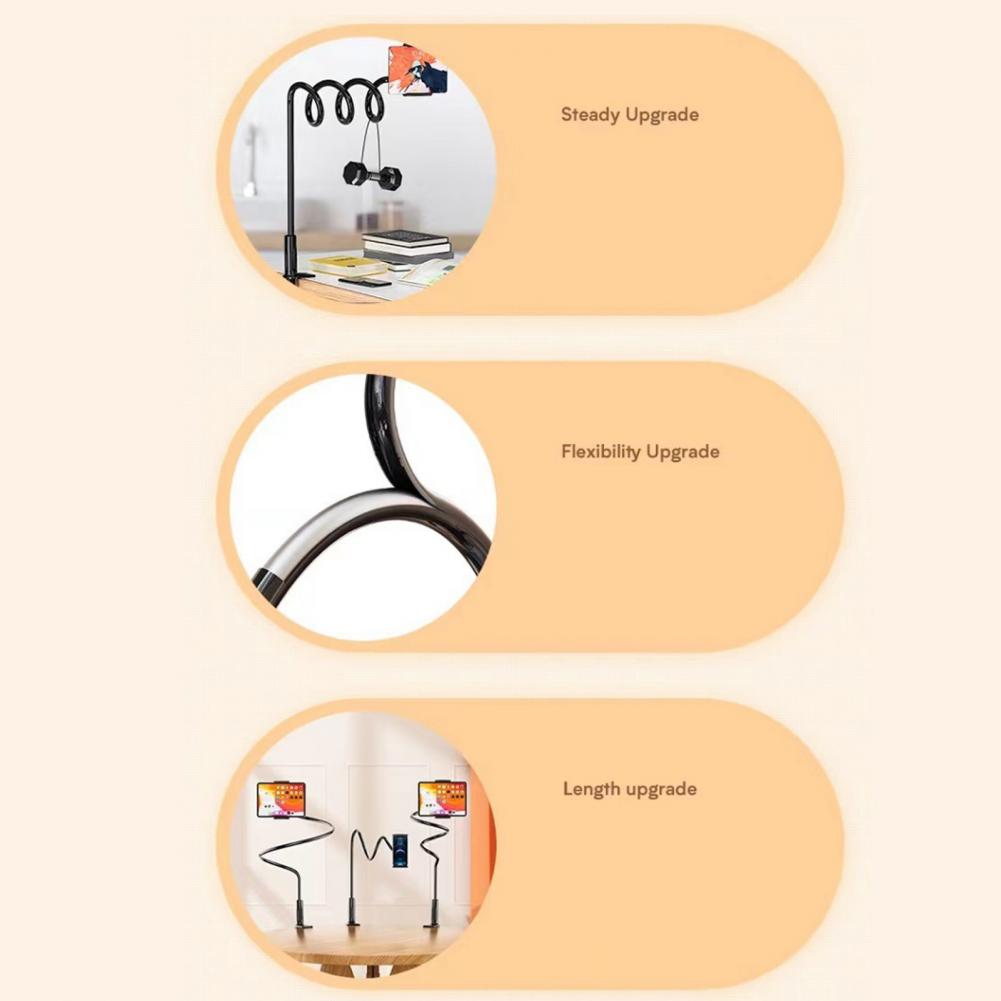 Phone Stand Flexible Motorcycle: Long Arm Clamp for Samsung