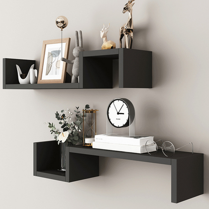 Floating Shelf Set - Strong Load, Easy Install, 2 PCS