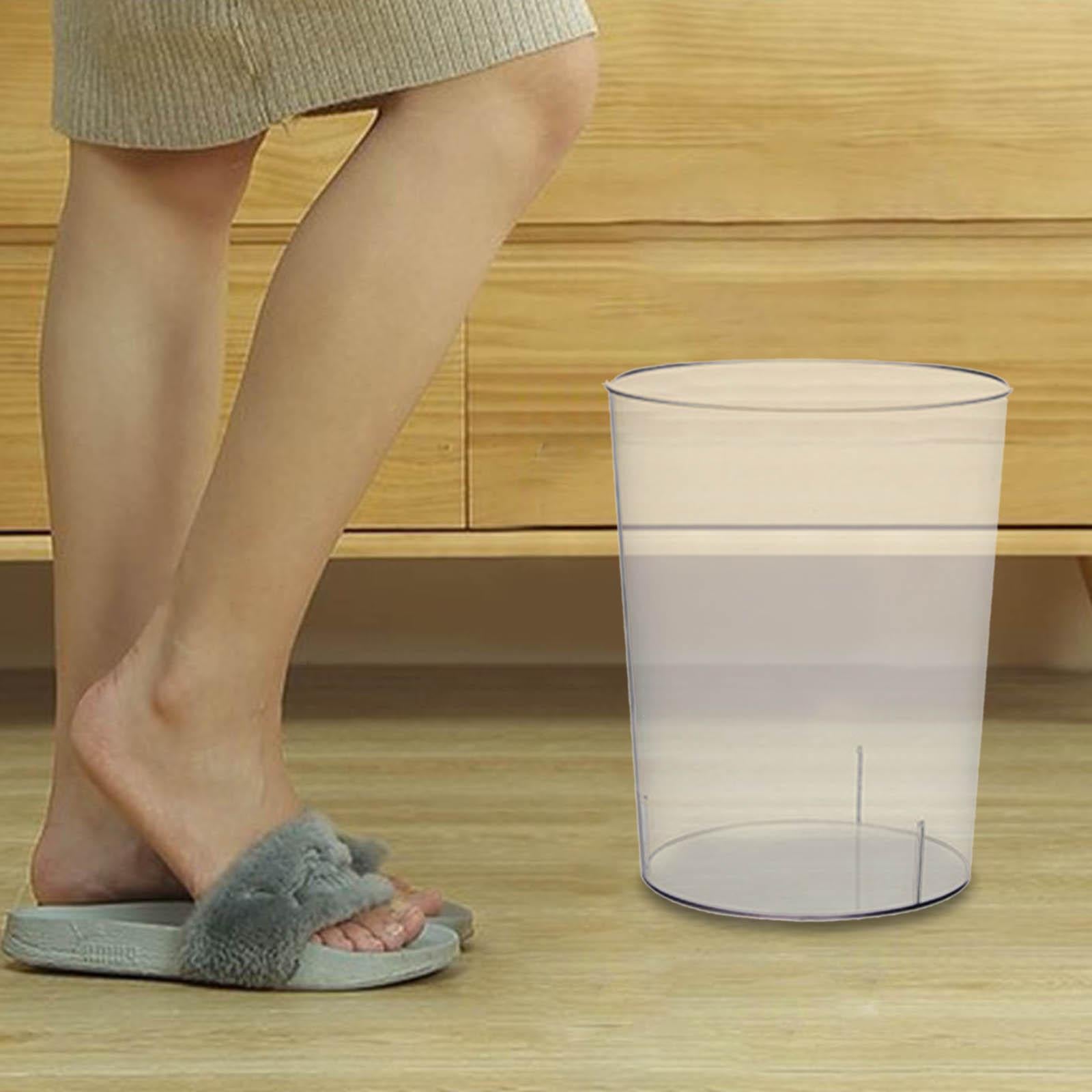  Trash Can Transparent - Nordic Style Waste Bin for Home & Office