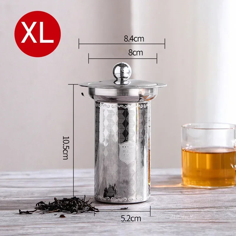 Stainless Steel Tea Strainer - Reusable Mesh Infuser Basket