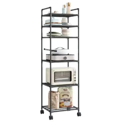 Durable Multi-Tier Storage Cart for Kitchen & Bathroom