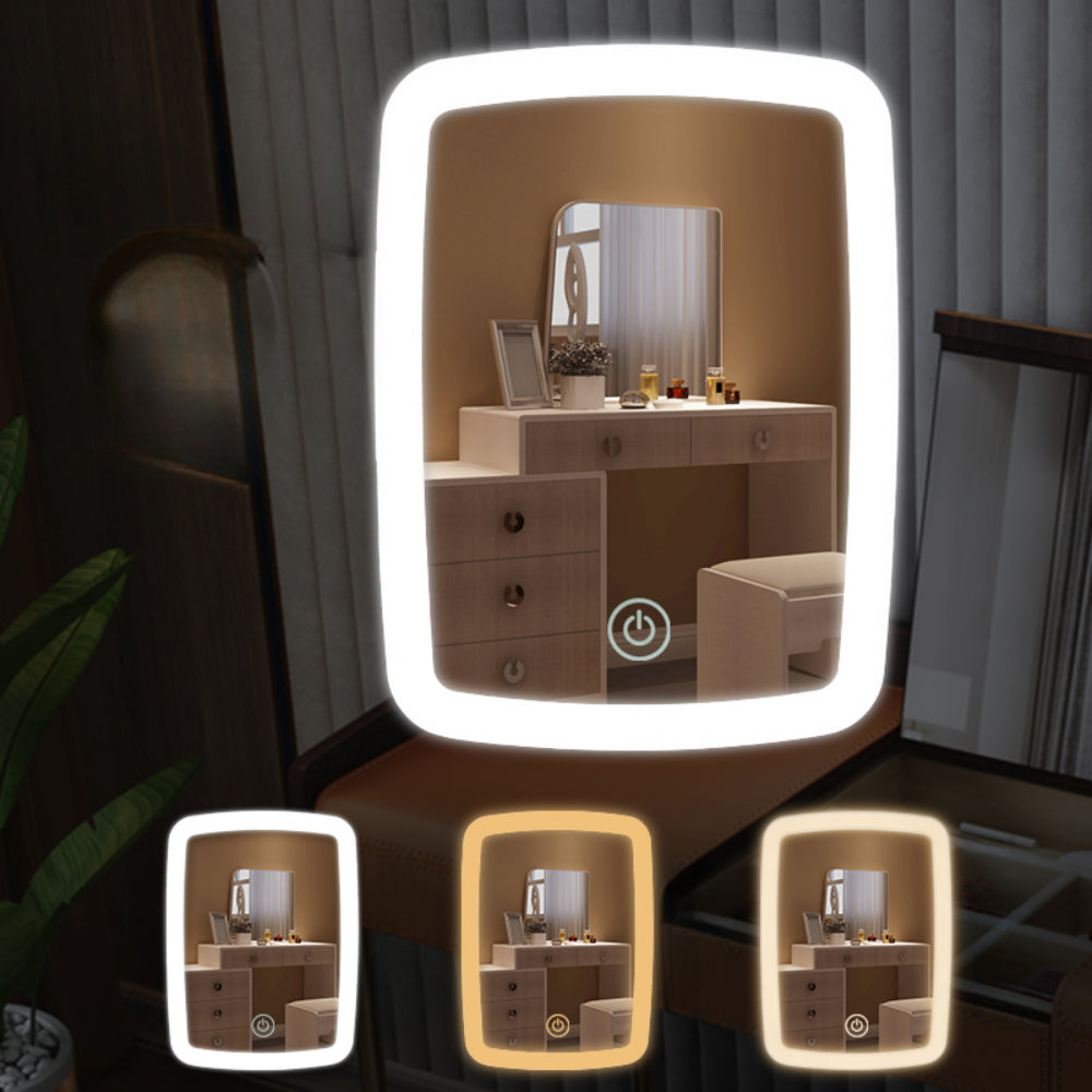 LED Mirror Travel Makeup: Portable, Foldable & Bright