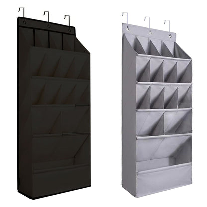 Over The Door Shoe Organizer - 12 Pair Large Pocket 