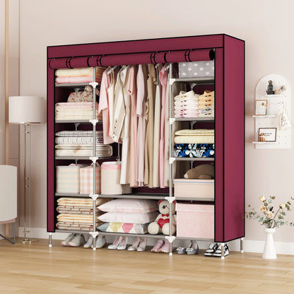 Fabric Wardrobe Organizer - Dustproof, Durable, Space-Saving