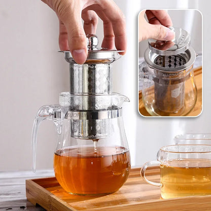 Stainless Steel Tea Strainer - Reusable Mesh Infuser Basket