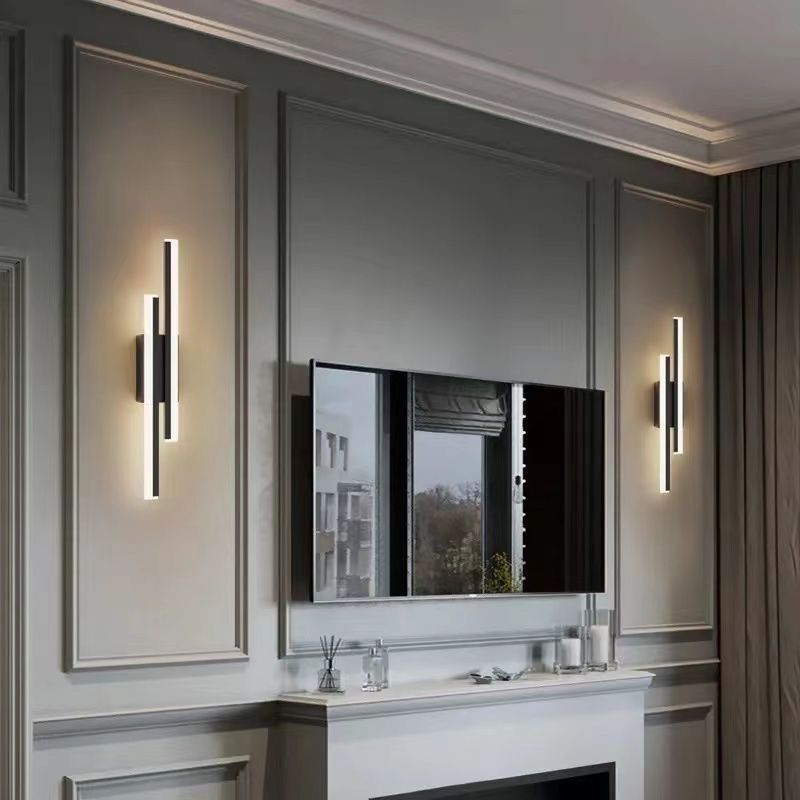 LED Wall Lamp Sconce - Dimmable 3-Color Modern Bedroom Light