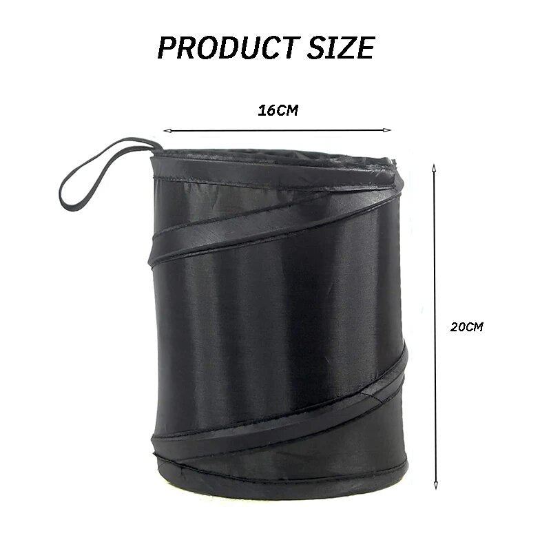 Car Trash Can Portable Foldable Hanging Storage Bag
