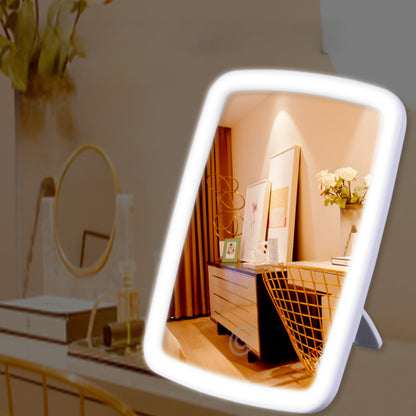 LED Mirror Travel Makeup: Portable, Foldable & Bright