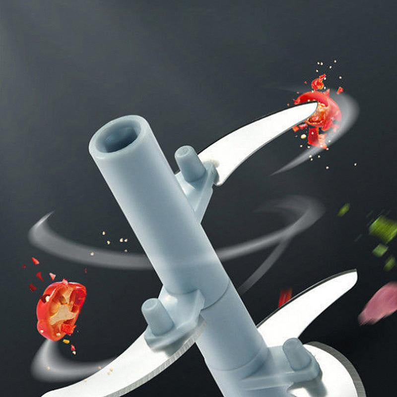 Stainless Steel Hand Chopper - 500/900ML Garlic & Ginger Tool