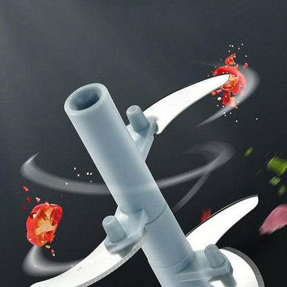 Stainless Steel Hand Chopper - 500/900ML Garlic & Ginger Tool