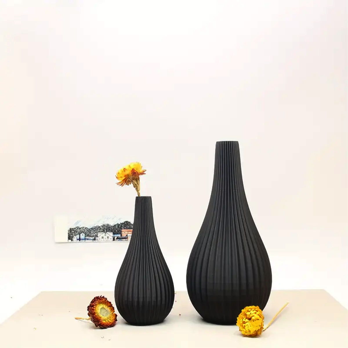 Vase - Modern 3D Printed Nordic Minimalist Design
