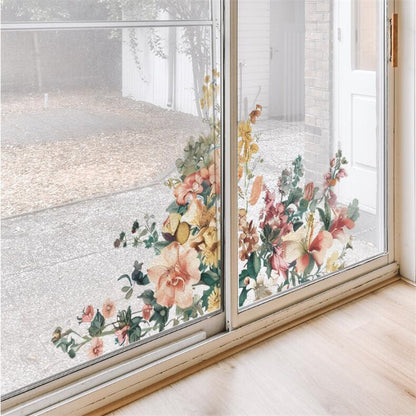 Wall Stickers Plant Flower Vinyl - Room & Bedroom Decor