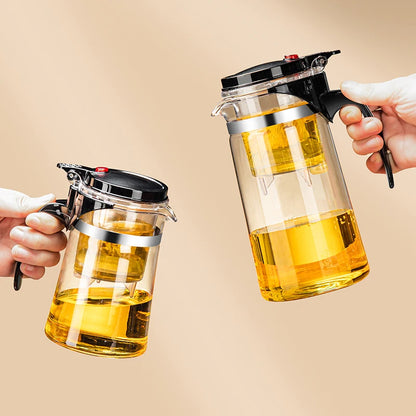 Tea Kettle Glass Teapot Infuser: High-Temp Resistant 