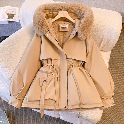 Women's Hooded Winter Coats - Korean Style Padded Jackets