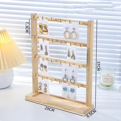 Jewelry Organizer Display Stand: 3-5 Tier for Earrings & Accessories