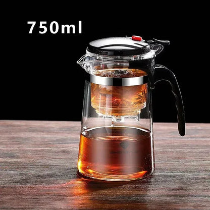 Tea Kettle Glass Teapot Infuser: High-Temp Resistant 