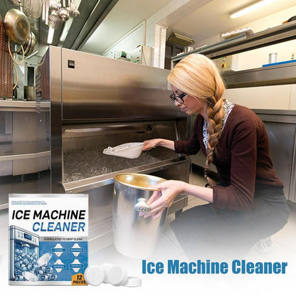 Ice Machine Cleaner Tablets - 70pcs Descale & Deodorize