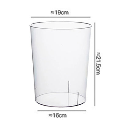  Trash Can Transparent - Nordic Style Waste Bin for Home & Office