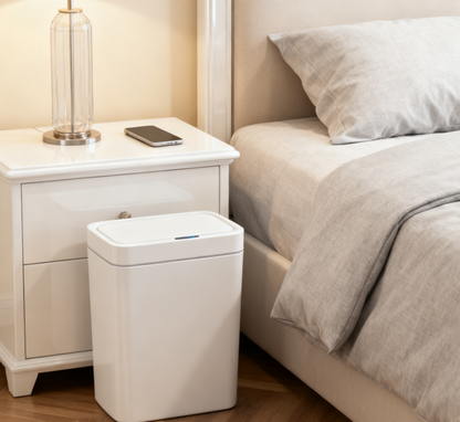 Smart Sensor Trash Can 15L - Touchless, Waterproof, Auto Bagging