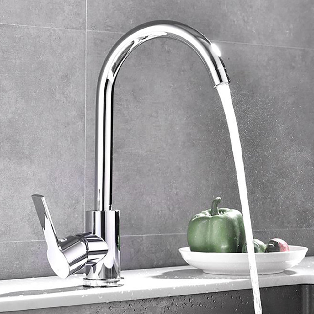 Kitchen Faucet Pull-Out Mixer: Hot & Cold-Water Tap
