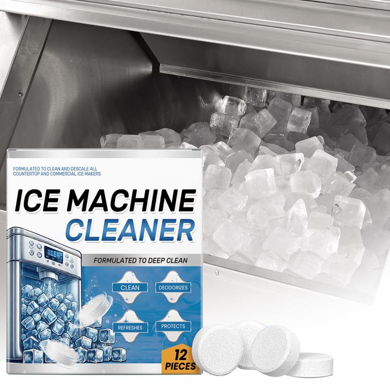 Ice Machine Cleaner Tablets - 70pcs Descale & Deodorize