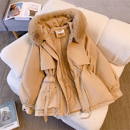Women's Hooded Winter Coats - Korean Style Padded Jackets