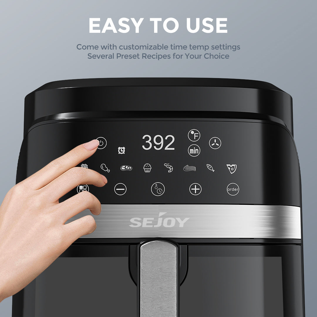 Air Fryer 8-in-1, 6L Electric Oven - Roast, Bake, Dehydrate