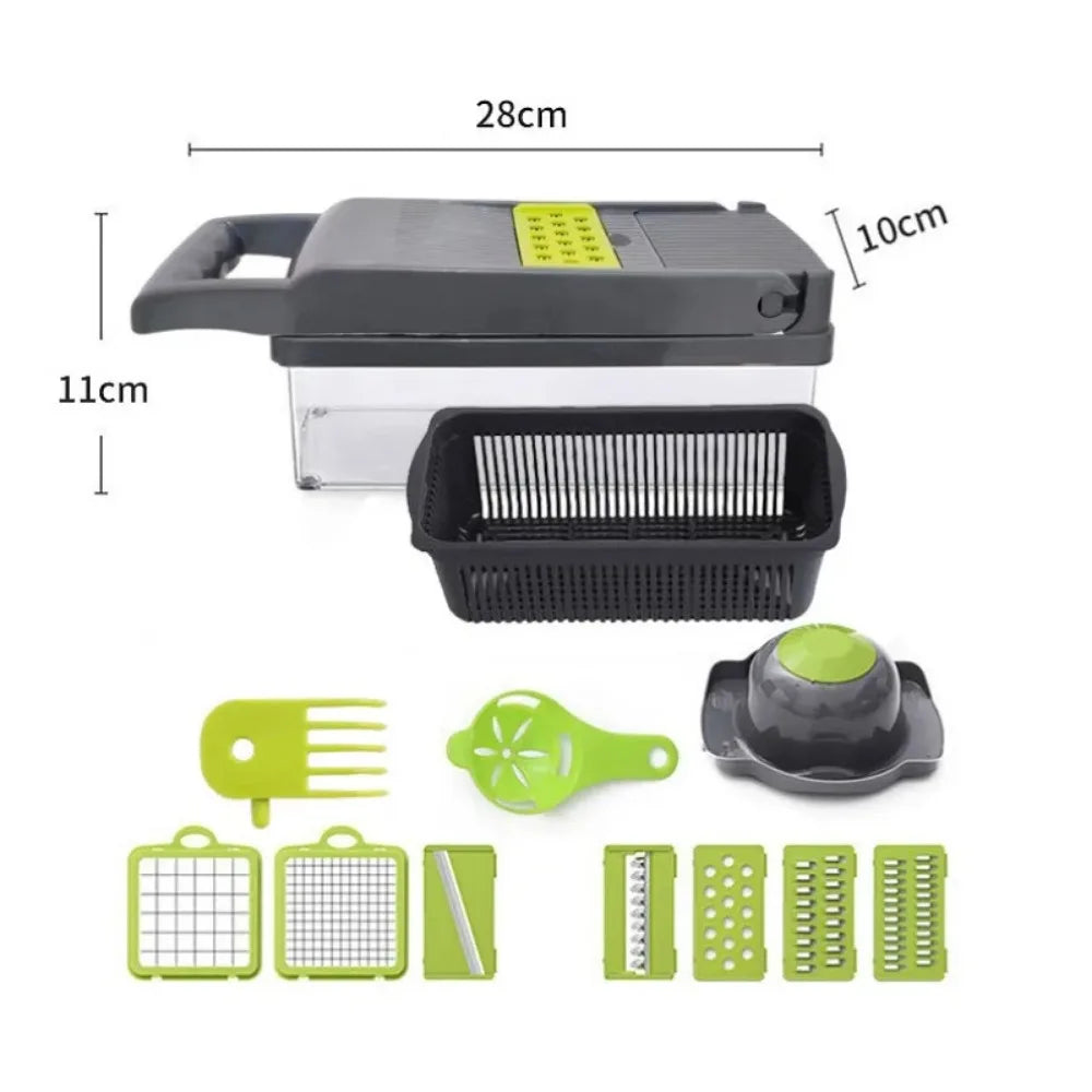 Multifunctional Veggie Chopper & Slicer - 14/16 in 1 Kitchen Tool