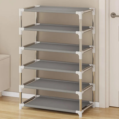 Multilayer Shoe Rack: Dustproof, Space-Saving Corner Organizer