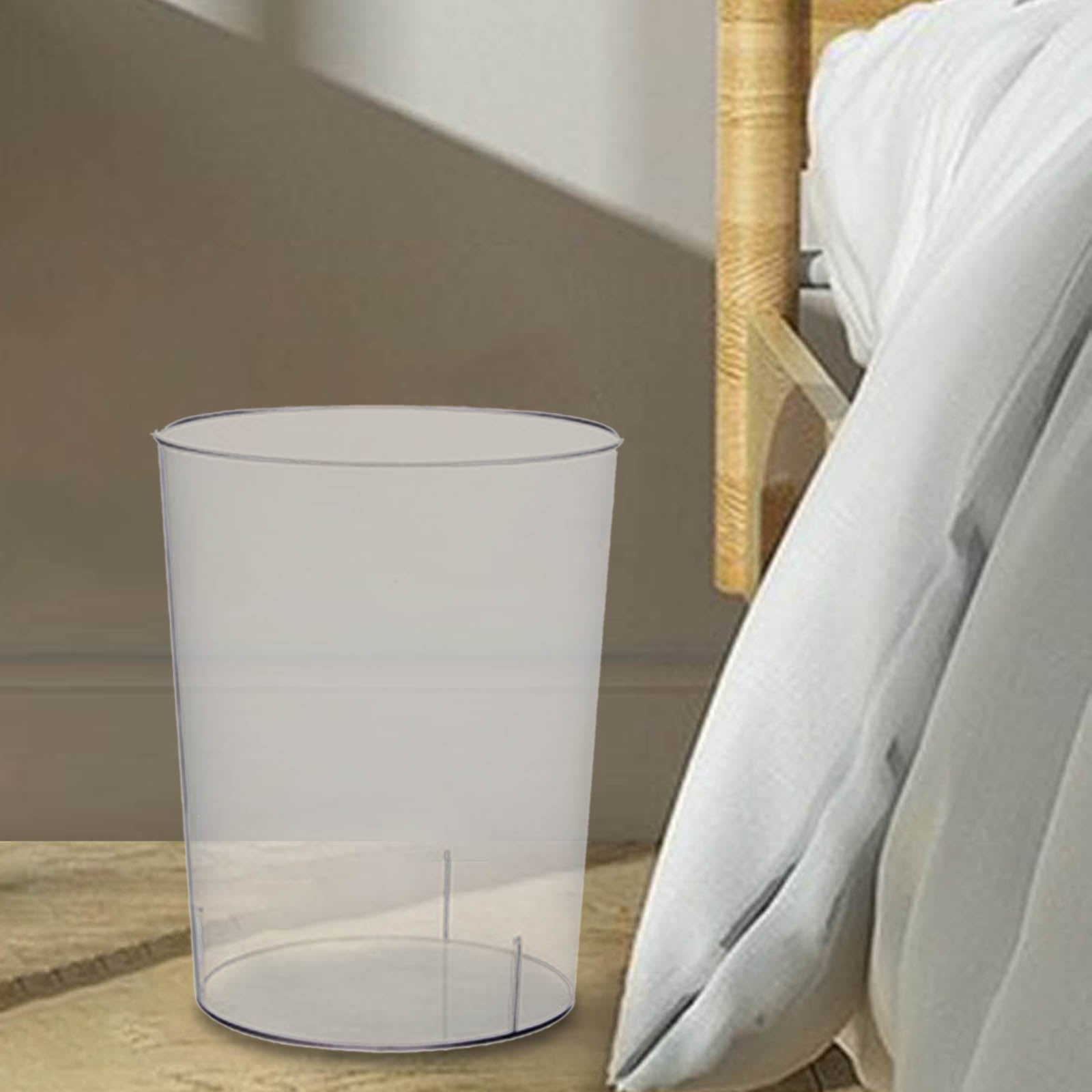  Trash Can Transparent - Nordic Style Waste Bin for Home & Office
