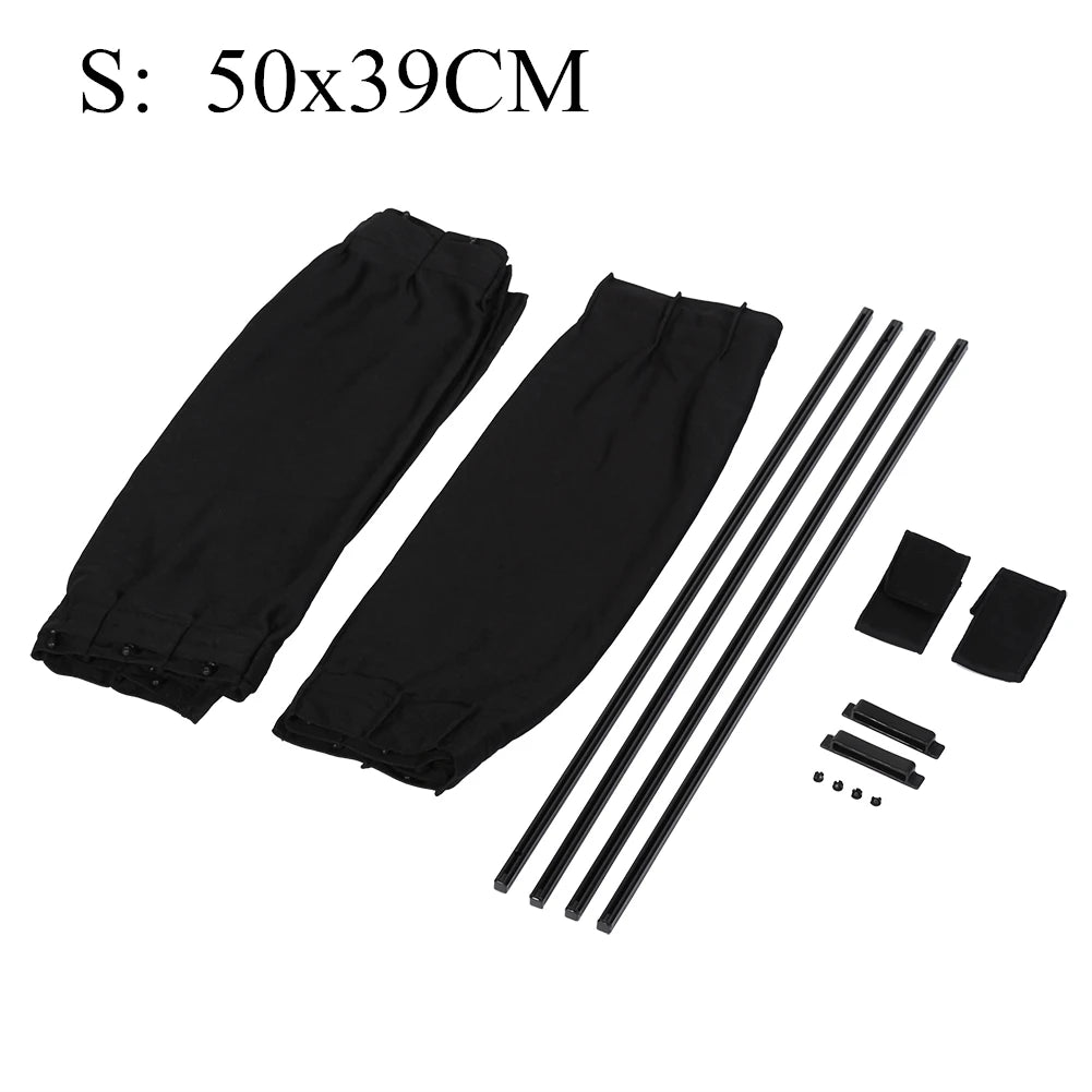 Universal Car Sun Shade Curtains - UV Protection & Privacy
