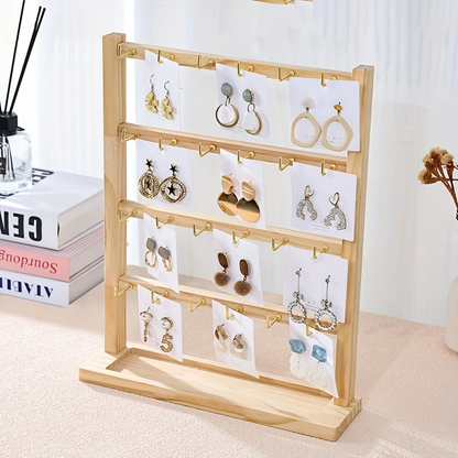 Jewelry Organizer Display Stand: 3-5 Tier for Earrings & Accessories