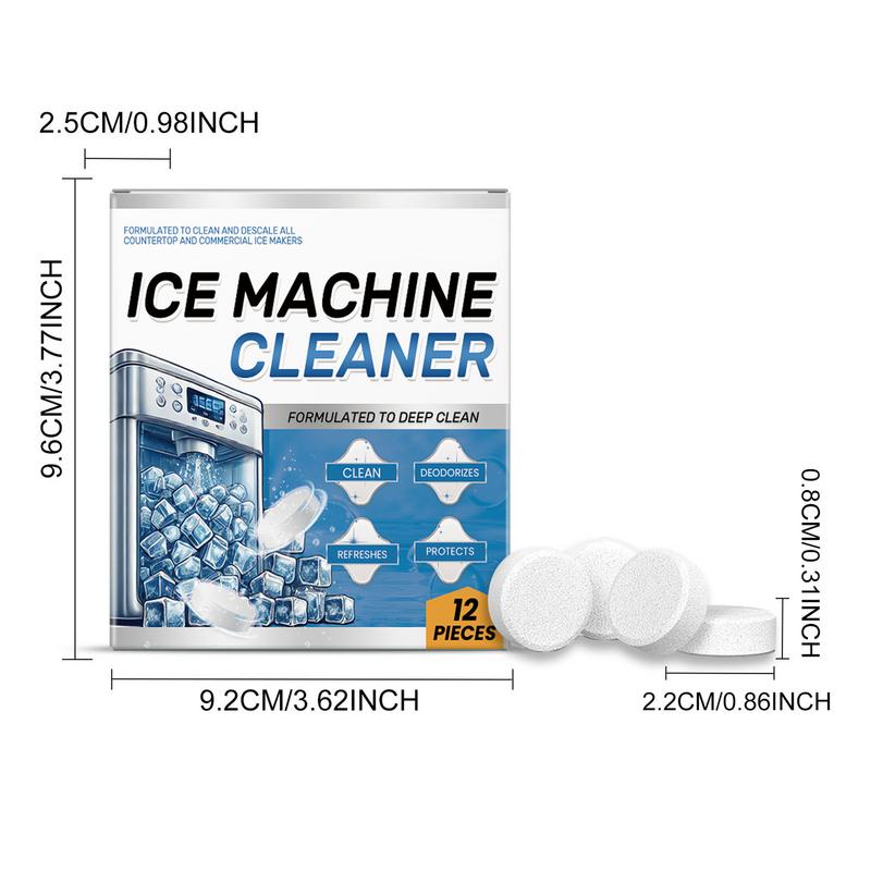Ice Machine Cleaner Tablets - 70pcs Descale & Deodorize