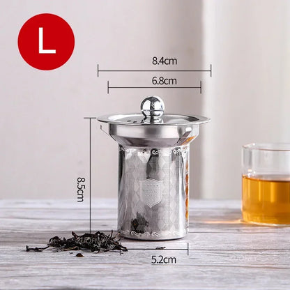Stainless Steel Tea Strainer - Reusable Mesh Infuser Basket