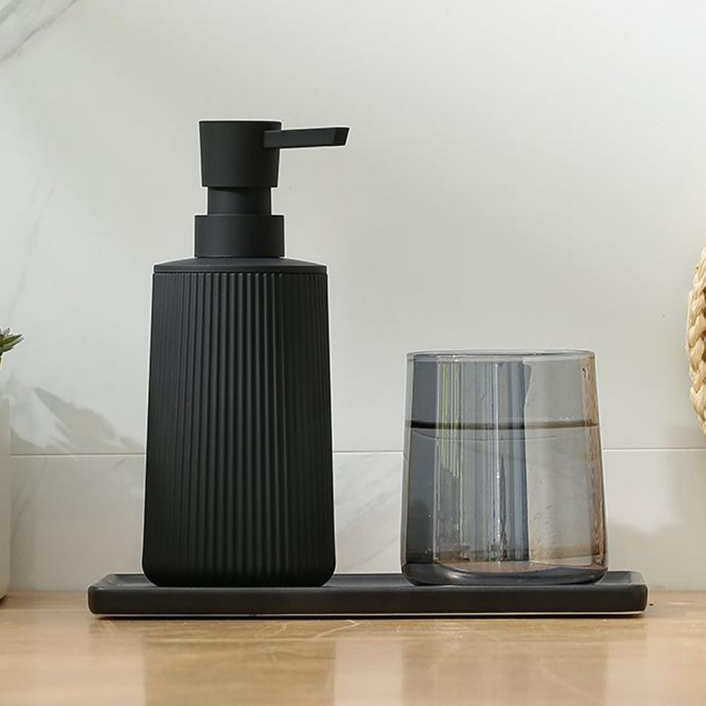Soap Dispenser Modern Ribbed Foam for Sinks & Home