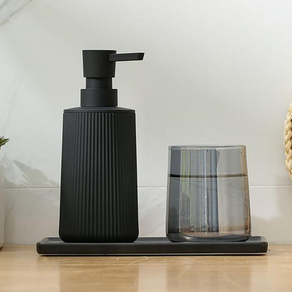 Soap Dispenser Modern Ribbed Foam for Sinks & Home