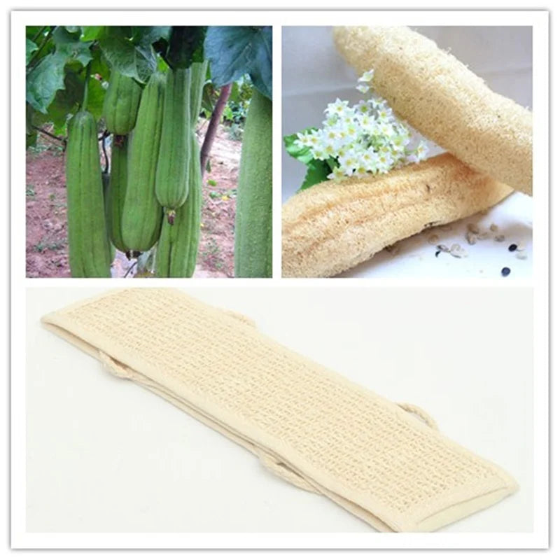 Washcloth Exfoliating Loofah Body Scrubber - Natural Spa Shower Tool