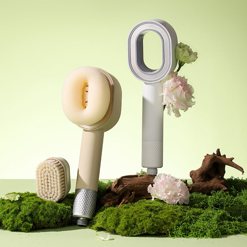 Filtered Shower Head: Pressurized Water-Saving Handheld Nozzle