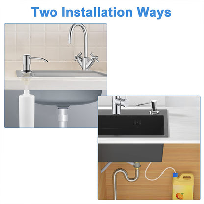 304 Stainless Steel Soap Dispenser Extension Tube 350/500ML