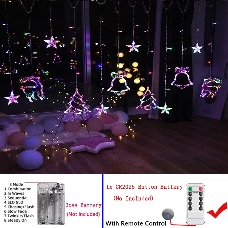Battery Christmas String Lights - Outdoor Fairy Garland