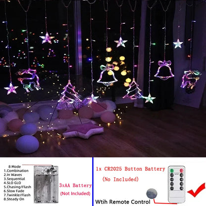 Battery Christmas String Lights - Outdoor Fairy Garland
