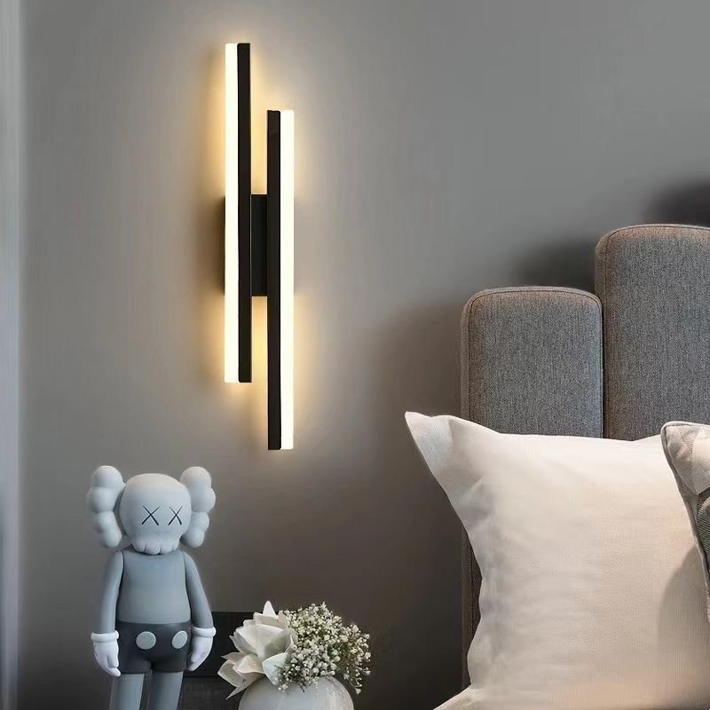 LED Wall Lamp Sconce - Dimmable 3-Color Modern Bedroom Light