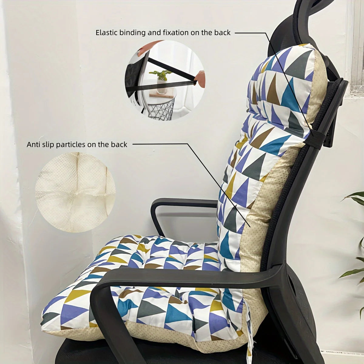 Ergonomic Chair Cushion with Backrest Support