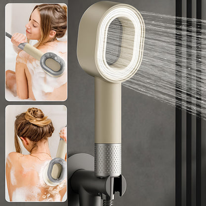 Filtered Shower Head: Pressurized Water-Saving Handheld Nozzle