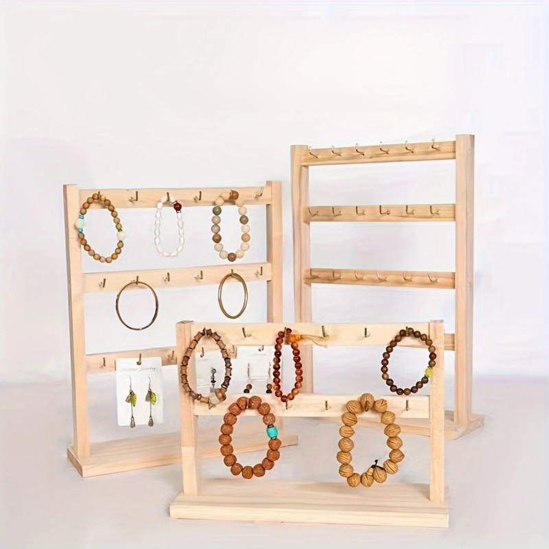 Jewelry Organizer Display Stand: 3-5 Tier for Earrings & Accessories