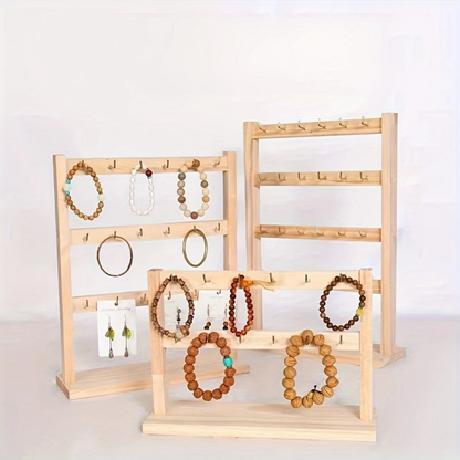 Jewelry Organizer Display Stand: 3-5 Tier for Earrings & Accessories