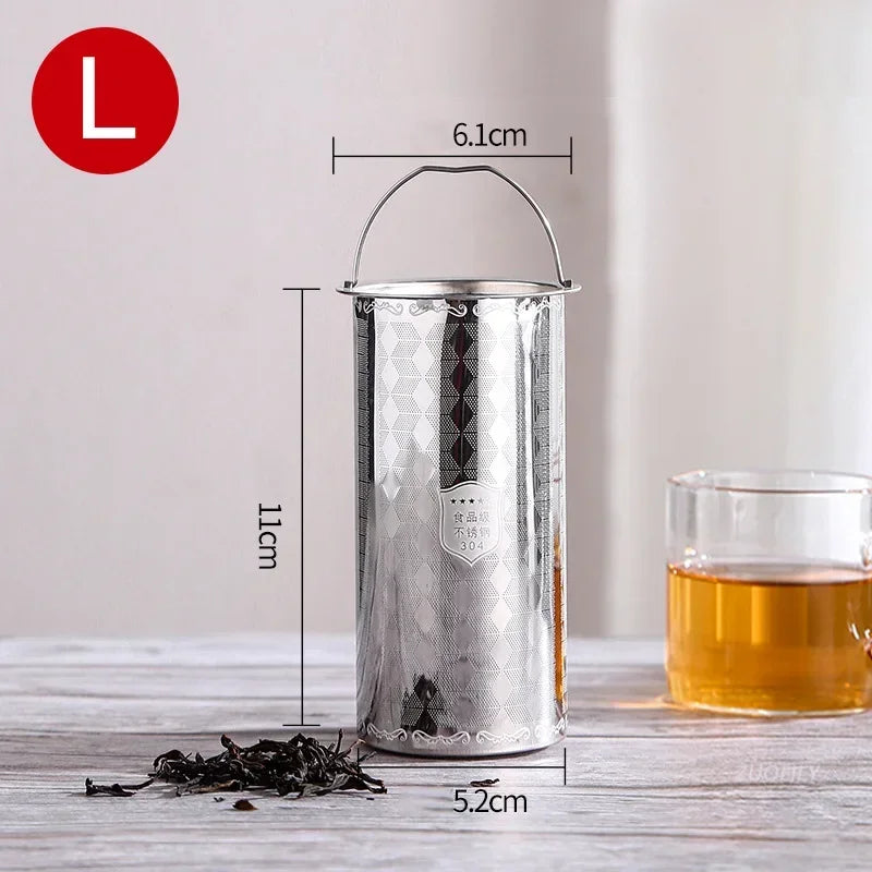 Stainless Steel Tea Strainer - Reusable Mesh Infuser Basket