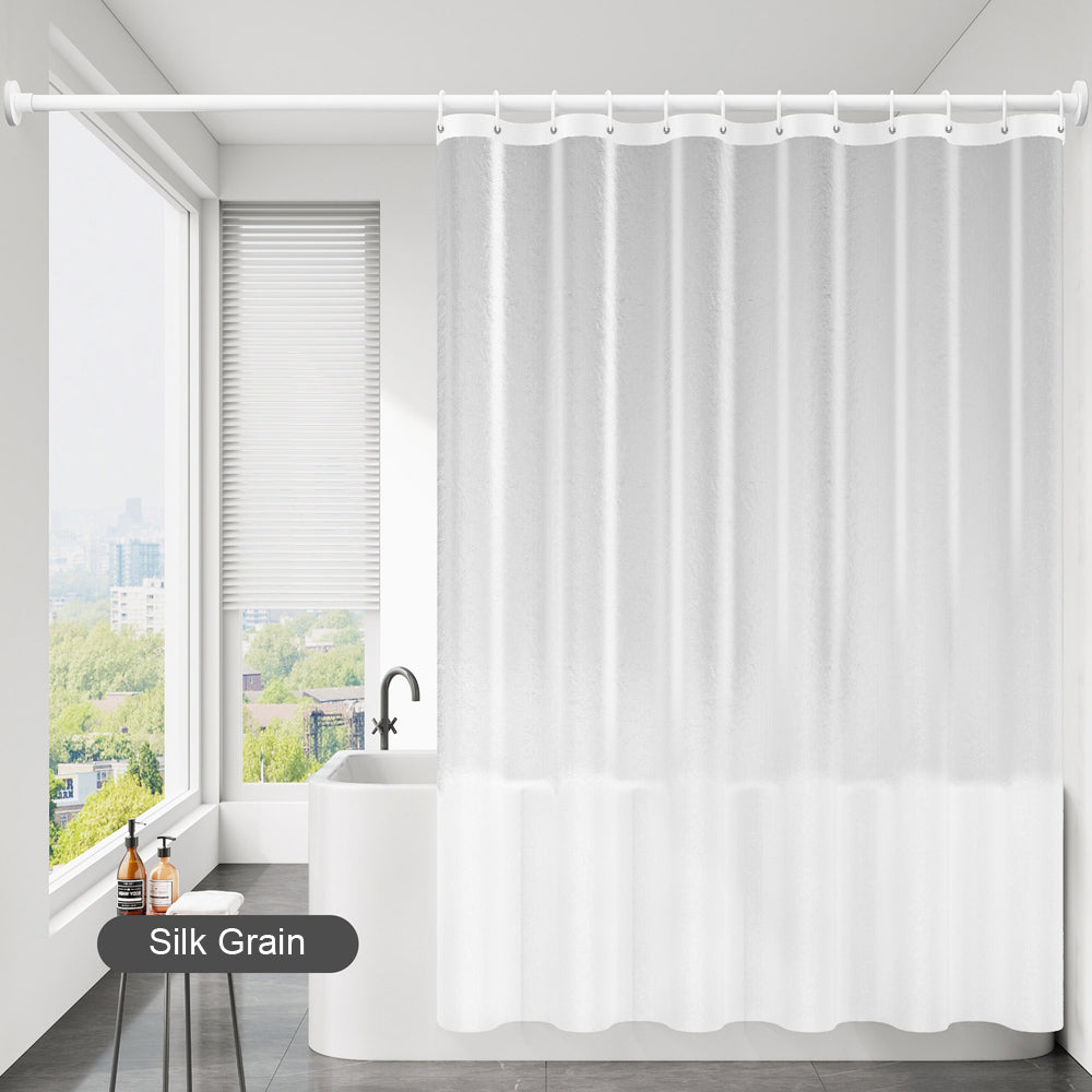 Shower Curtain PEVA Waterproof Silk Grain Liner