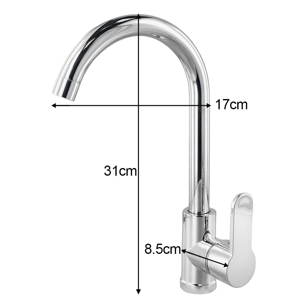 Kitchen Faucet Pull-Out Mixer: Hot & Cold-Water Tap