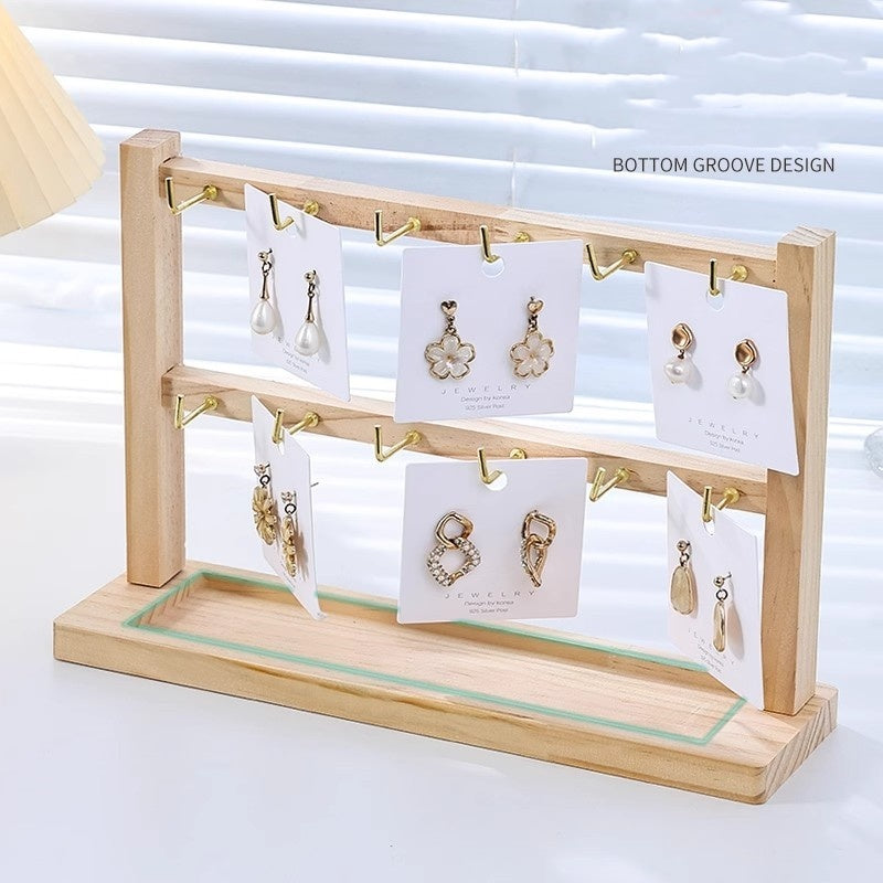 Jewelry Organizer Display Stand: 3-5 Tier for Earrings & Accessories
